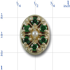 r316t Emerald Bracelet Slide 